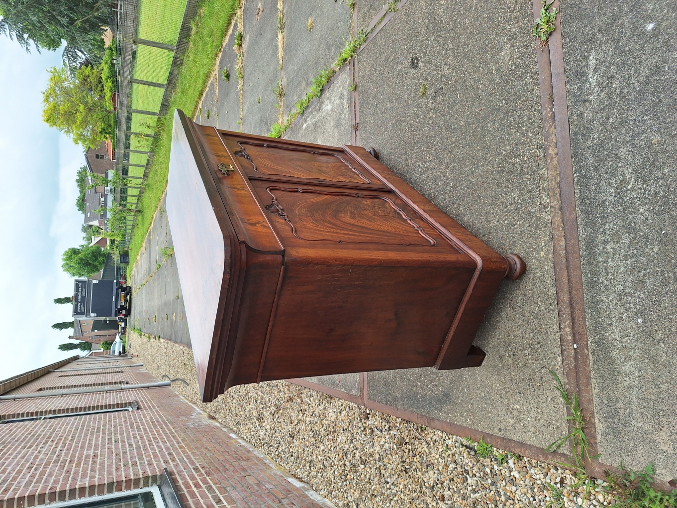 Hollands biedermeier penantkastje periode Willem III omstreeks 1850-1860 nr K202554