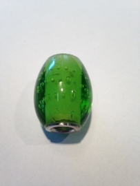 Glas halogeen M10 model eitje bubbel groen nr: 500925