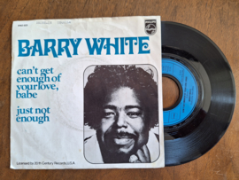 Barry White met Can't get enough of your love, baby 1974 Single nr S20232162