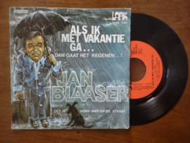 Jan Blaaser met Als ik met vakantie ga ... 1975 Single nr S20221319