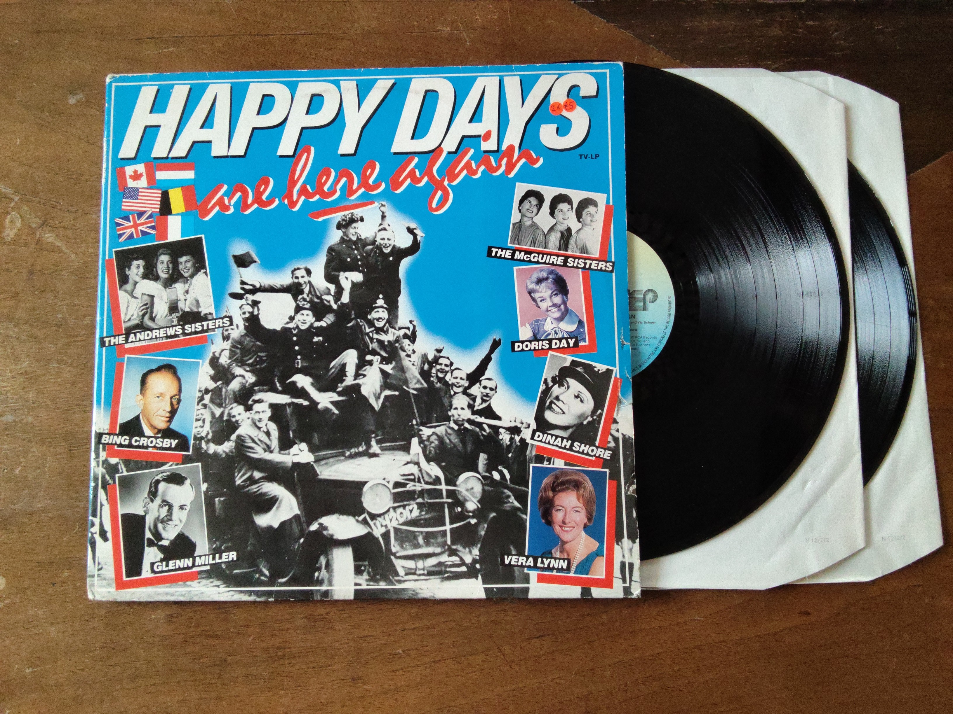 Various artists met Happy days are here again 1985 LP nr L20251375