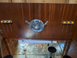 Art-Deco mini bar met chinees lakwerk 1940-1950 Rivington London nr K20249
