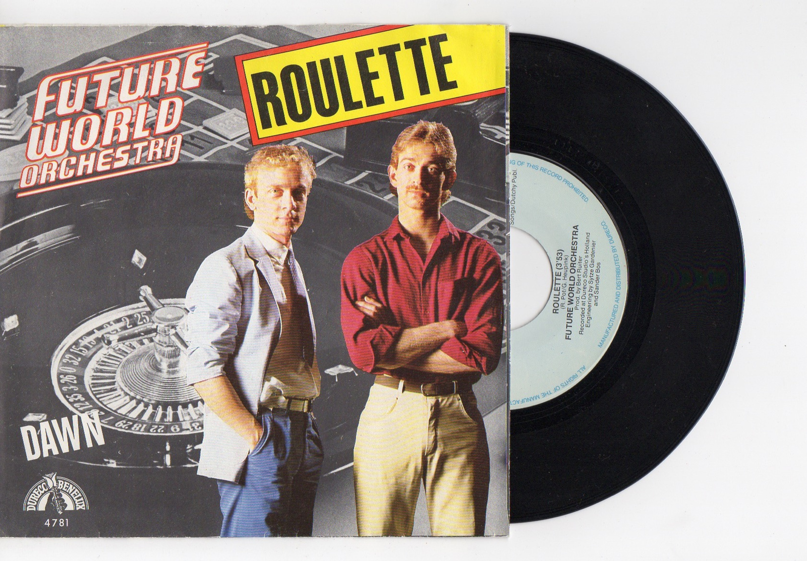 Future world orchestra met Roulette 1983 Single nr S2021960