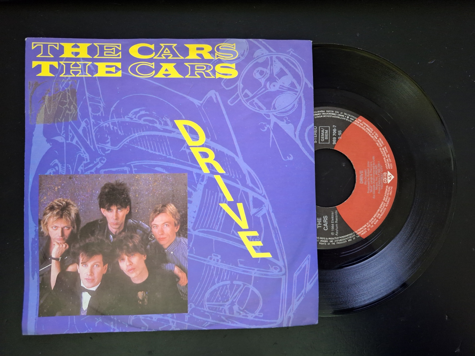 The Cars met Drive 1984 Single nr S20222121