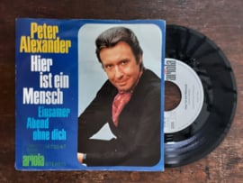 Peter Alexander met Hier ist ein mensch 1970 Single nr S20245577