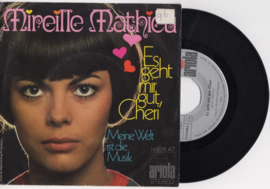 Mireille Mathieu met Es geht mir gut cheri 1970 Single nr S2020284