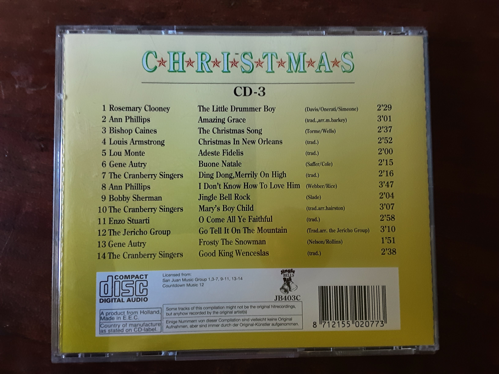 Various artists met Christmas cd-3 1995 CD nr CD2024403
