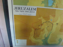Landkaart van Israel.