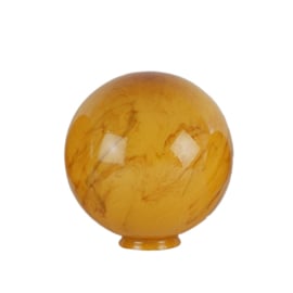 Glazen bol rond donker gemarmerd diameter 30cm nr4 op foto 3000.20
