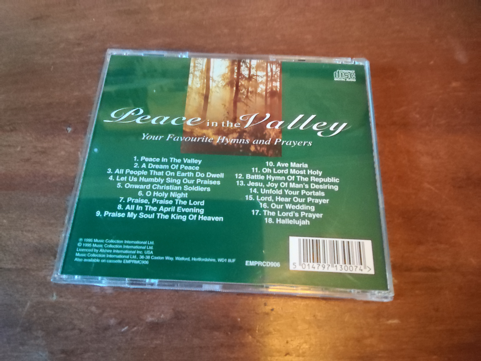 Various met Peace in the valley your favourite hymns and prayes 1995 CD nr CD2025772