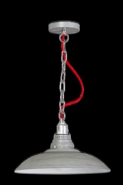 Industriele hanglamp Fasano vintage grijs 37cm nr 05-HL4378-9931
