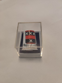 Vingerhoed porcelein Amstelveen 3cm hoog Birchcroft made in Great Britain