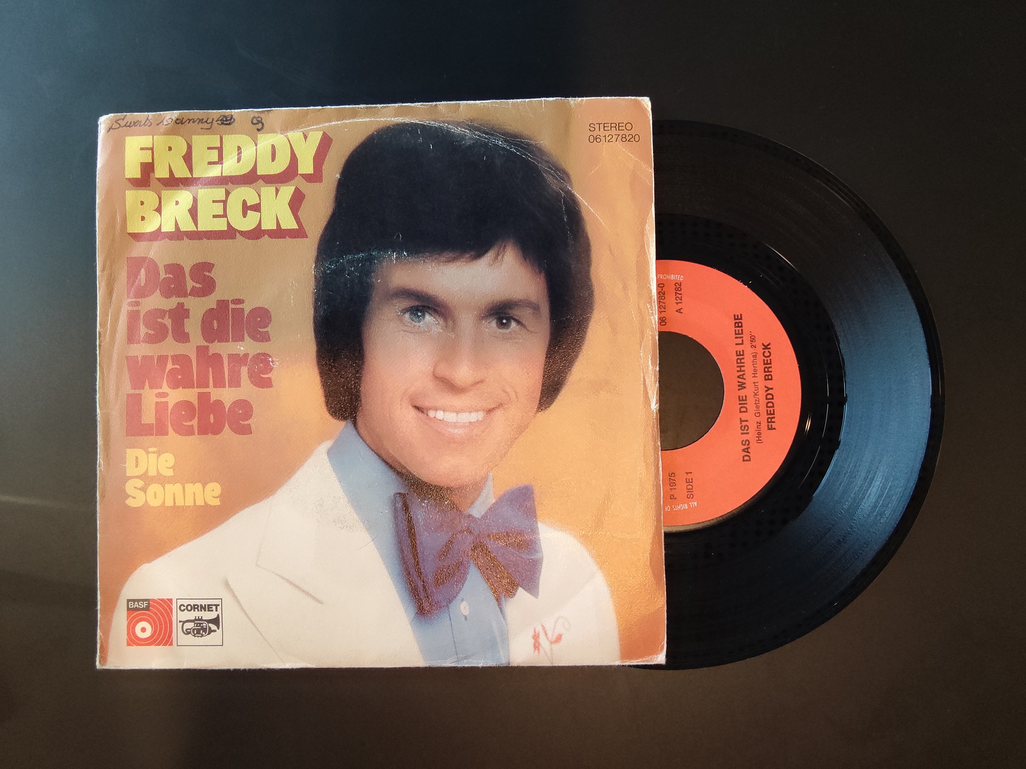 Freddy Breck met Das ist die wahre liebe 1975 Single nr S20257016