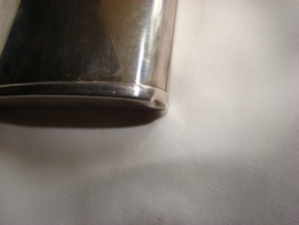 Silverplate hip flask by Whitehild    Gereserveerd.