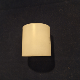 Lampenglas glaskap cilinder gesatineerd mat wit  82x82 nr A6315