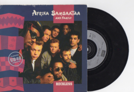 Afrika bambaataa and family Ft. UB40 met Reckless 1988 Single nr S2021660