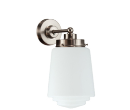 Wandlamp wandmini mat nikkel met opaal bol Kurk nr 7Wm-467.00