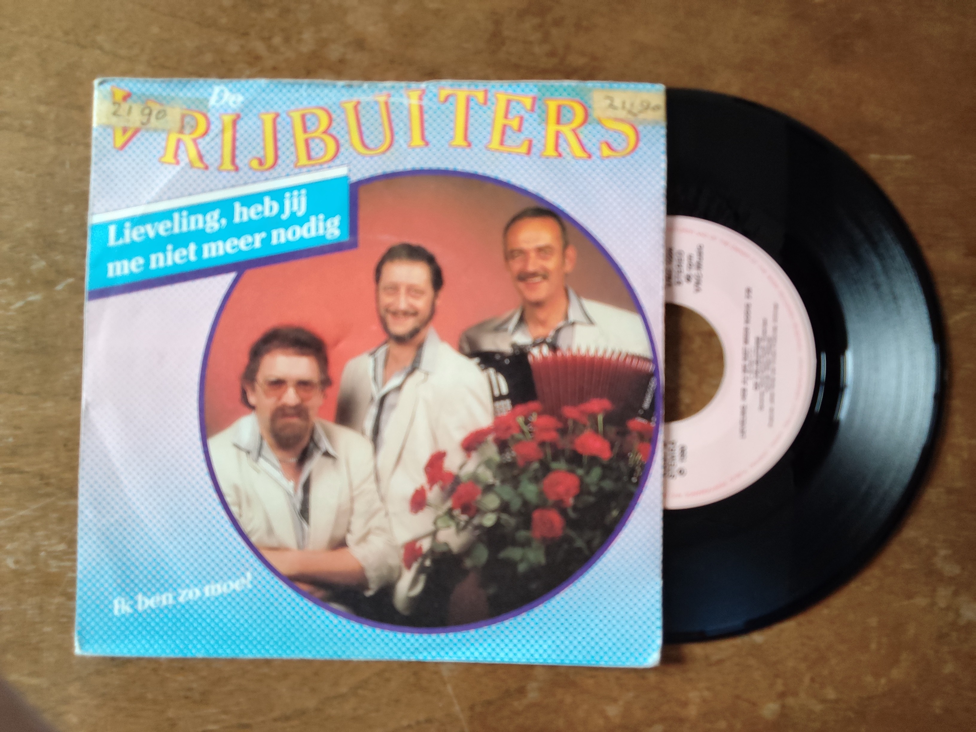De Vrijbuiters met Lieveling, heb jij me niet meer nodig 1990 Single nr S20256996