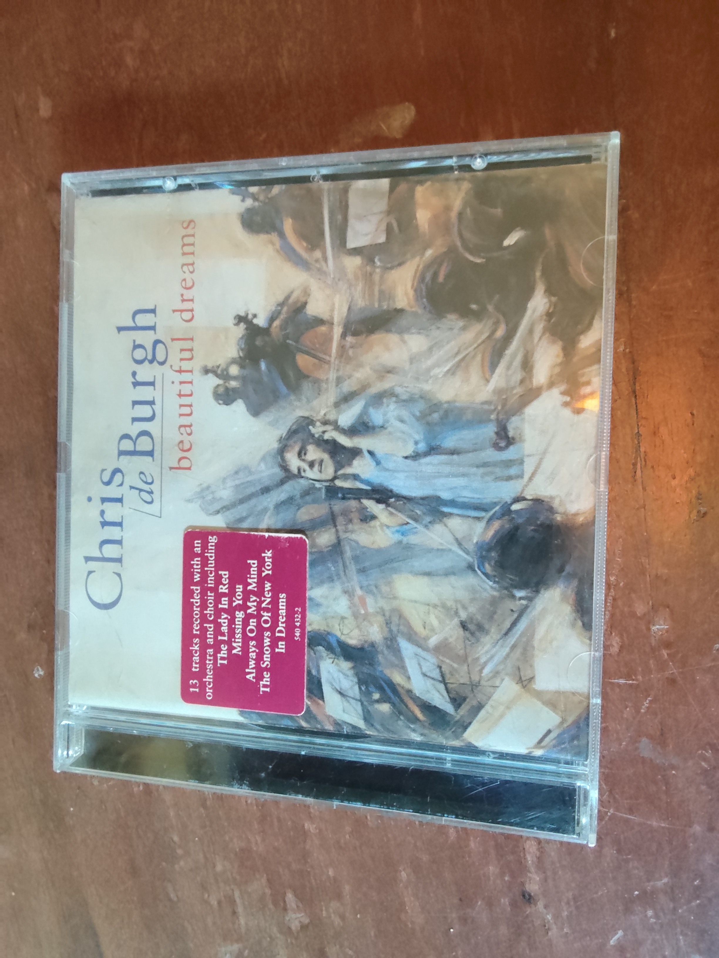 Chris de Burgh met Beautiful dreams 1995 CD nr CD20251000