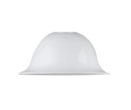 Glazen "kardinaalskap" hoog d28,5cm wit opaal nr.3 op de foto 528.00