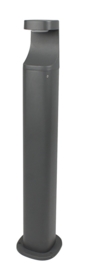 Buitenlamp Alu mast antraciet 7W LED h 50cm 2jr garantie nr 21102