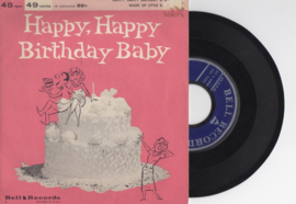 Dottie Evans met Happy happy birthday baby 1957 Single nr S2021594