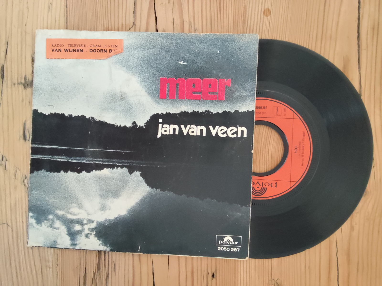 Jan van Veen met Meer 1973 Single nr S20256678