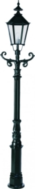 Buitenlamp combinatie mast h219cm serie Nuova nrs 1507+1515+1561