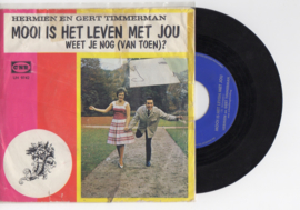 Hermien & Gert Timmerman met Mooi is het leven met jou 1965 Single nr S2021565