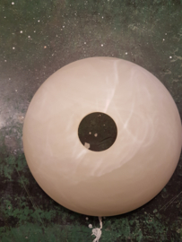 Glazen kap model Calimero abricot marble d26,5 E27 nr 10040