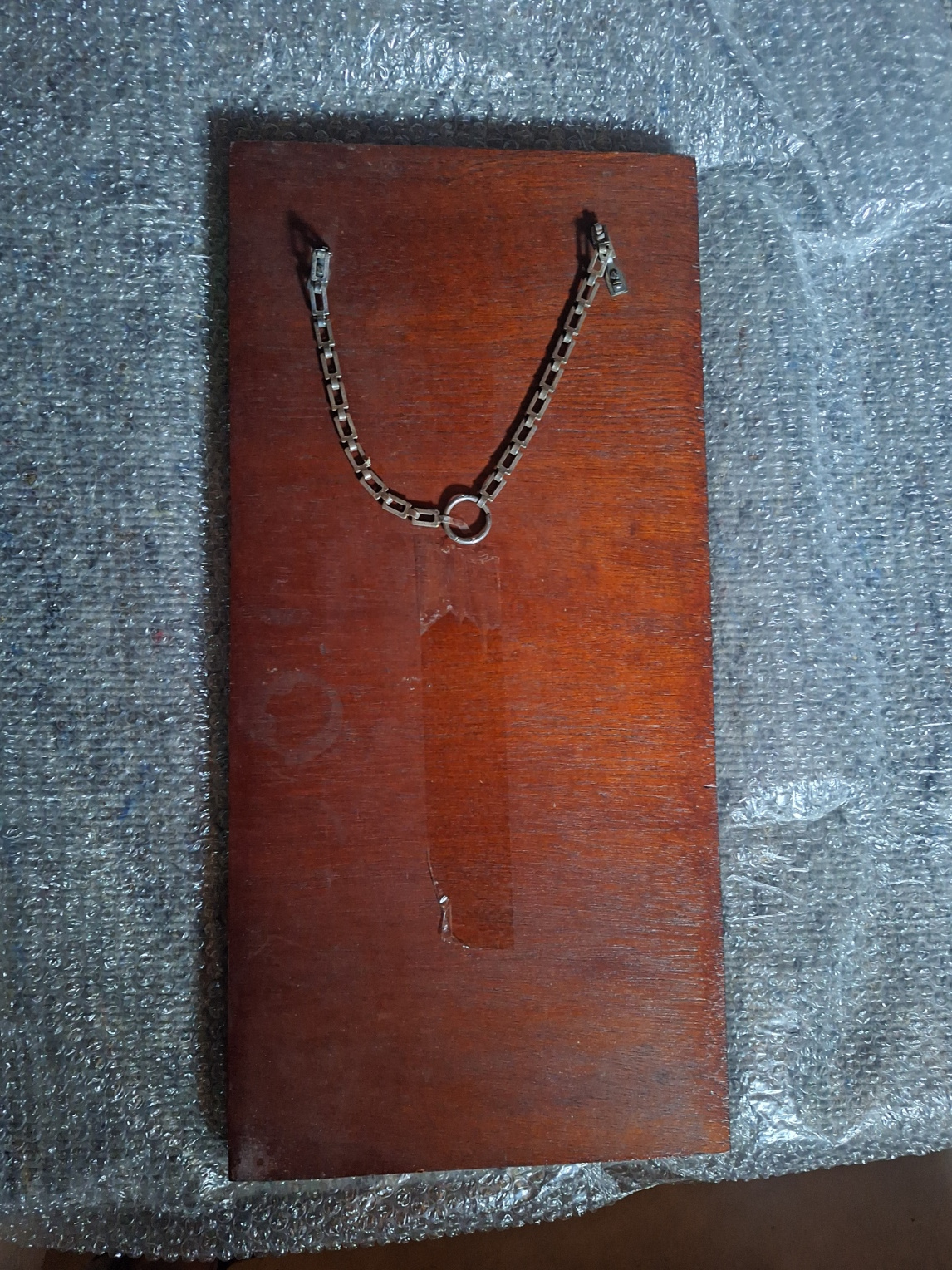 S83 Antieke spiegel facet geslepen rand beschilderd met rozen en zwaluw omstreeks 1920-1930