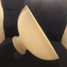 Originele opaal glans wit olielamp kap diameter 40cm