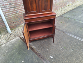 Antiek mini medicijn kabinet omstreeks 1890 mahonie br-85cm nr K202537