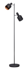 Vloerlamp Sledge h150cm d11,5cm black nr 05-VL8377-30