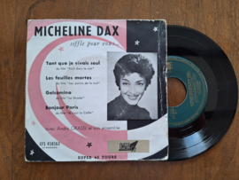 Micheline Dax met Tant que je vivais seul 1955 Single nr S20233626