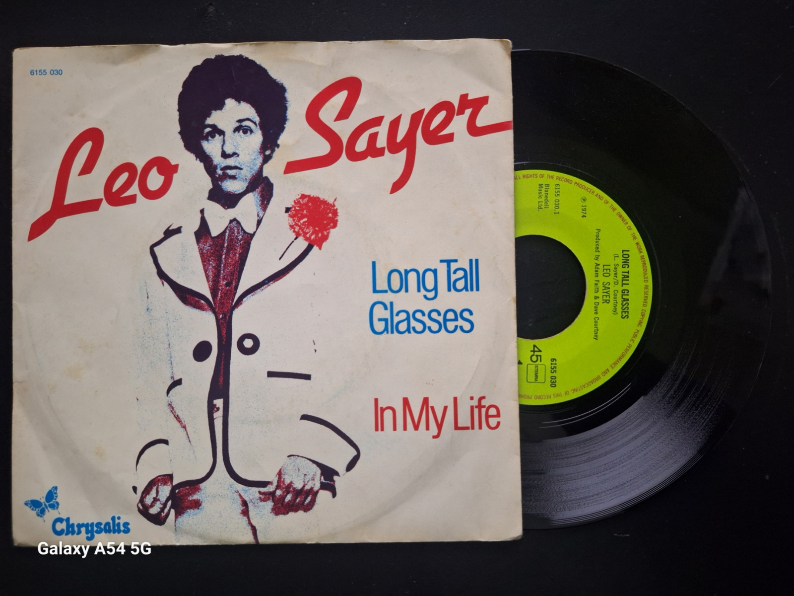 Leo Sayer met Long tall glasses 1974 Single nr S20234174