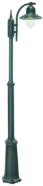 Buitenlamp mast h-182/249 serie Romanzo ALU zwart E27 nr: 3021