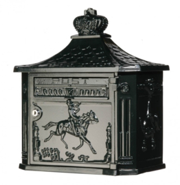 Wand brievenbus antiek donker groen serie Nuova nr 1580