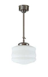 Schuifstang kort H 55-78 mat nikkel met glazen bol Meltingpot 7Sb1-497