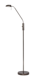 Leeslamp vloer model Luzzi dark chrome h-145cm dimb. nr 05-VL8125-13