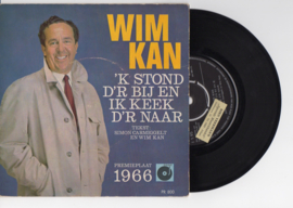 Wim Kan met 'k stond erbij en ik keek d'r naar 1966 Single nr S2021735