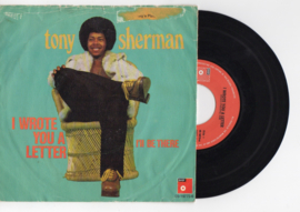 Tony Sherman met I wrote you a letter 1974 Single nr S2021600