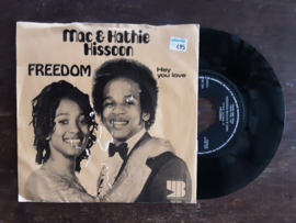 Mac & Kathie Kissoon met Freedom 1972 Single nr S20245490