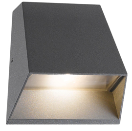 Buitenspot gevelspot ALU antraciet LED 7W garantie 2jr. nr 38445
