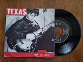 Texas met I don't want a lover 1989 Single nr S20232747