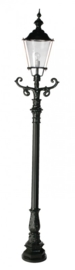 Buitenlamp combinatie mast h272cm serie Nuova nrs 1508+1515+1592