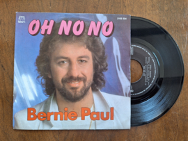 Bernie Paul met Oh no no 1981 Single nr S20232631