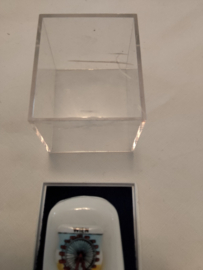 Vingerhoed porcelein Reuzenrad met Wien 2,8cm hoog Fine geen inscriptie