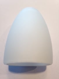 Glas halogeen klemveer model hoedje opaal mat nr: 5-00971