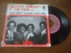 Gladys Knights & The Pips met Baby don't change your mind 1977 Single nr S20222126